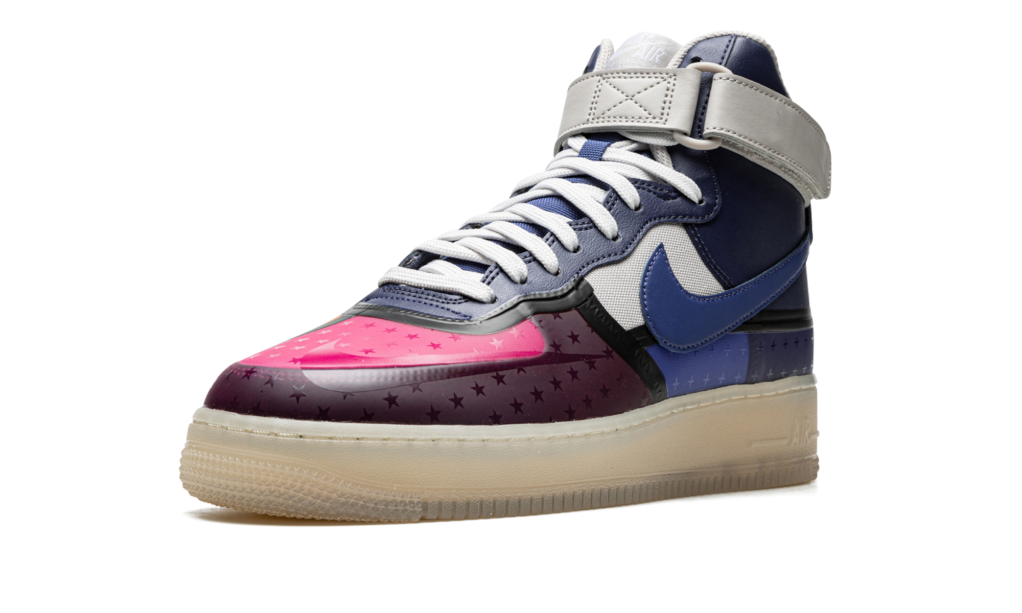 Air Force 1 High '07 Premium "Thunder Blue Pink Prime" DV1015 437