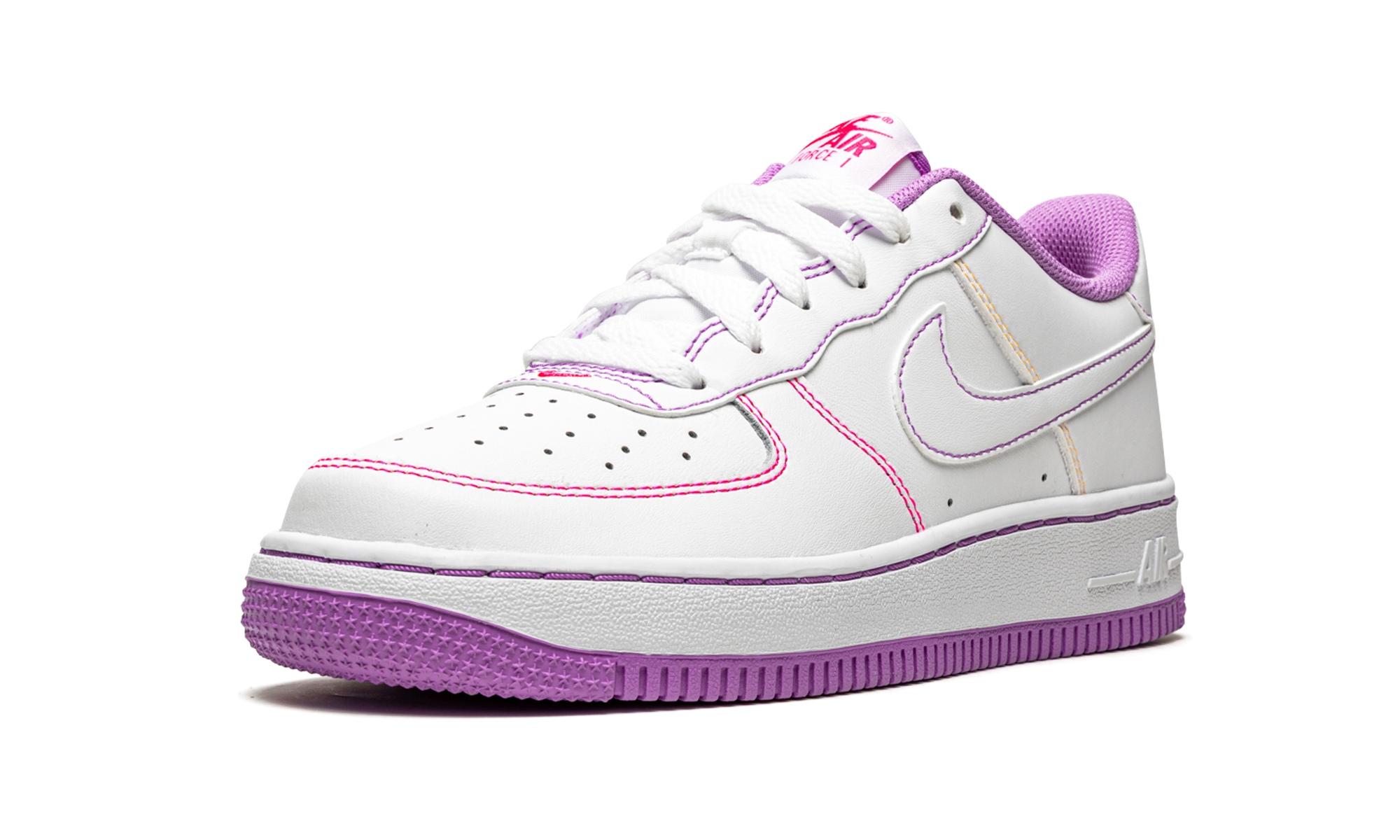 Air Force 1 Low GS "Contrast Stitch - Fuchsia Glow" CW1575 110