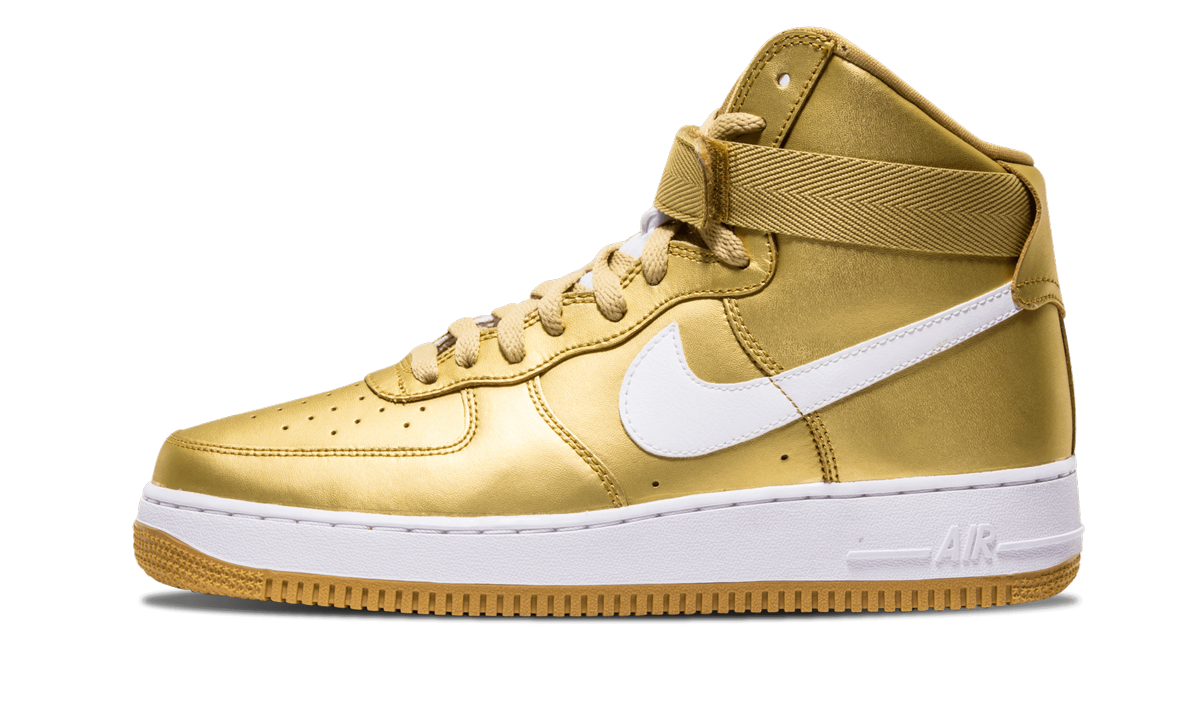 Air Force 1 High Retro QS "Metallic Gold" 823297 700